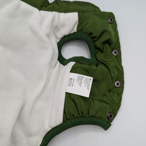 Small green winter dog jacket - Picture 5 of 7